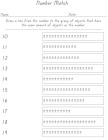 number matching