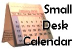 small calendar