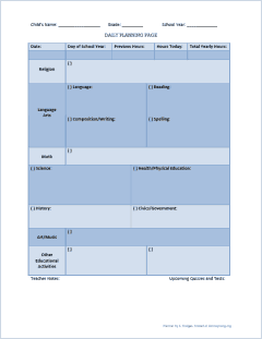 daily planner