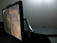 Monitor and desk mount LCD arm