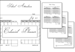 3-page attendance calendar