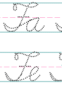 Connecting Cursive Capital Letters