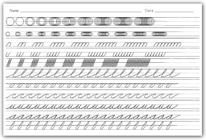 Choose Handwriting Worksheet Sets by Style