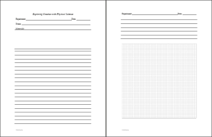 Lab Form - First Page Ruled, Second with Grid