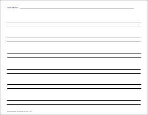 Double Line Paper - Landscape - Black Lines