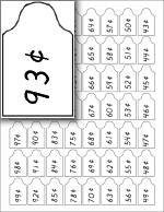 Printable Store Tags for playing store